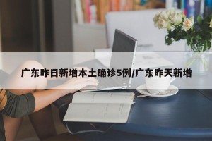 广东昨日新增本土确诊5例/广东昨天新增